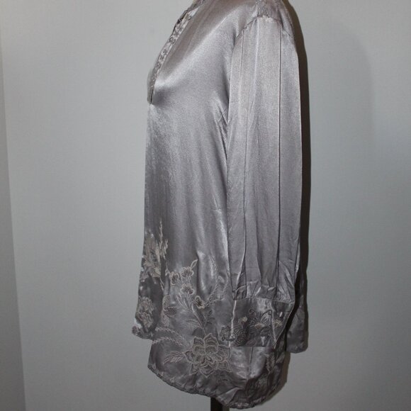 NWT Johnny Was Biya JWLA Embroidered Henley Voyager Tunic Blouse Top Annalina - Picture 4 of 8